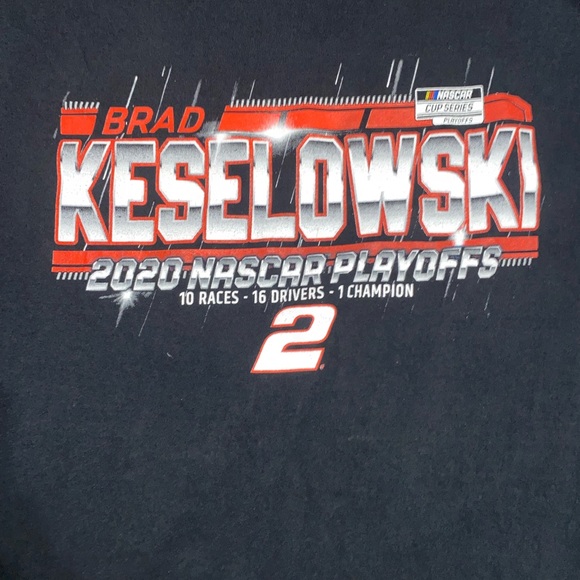 NASCAR MENS BRAD KESELOWSKI PENSKE TEE - Picture 4 of 5